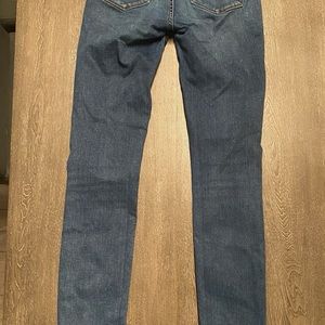 Abercrombie & Fitch ripped blue jeans